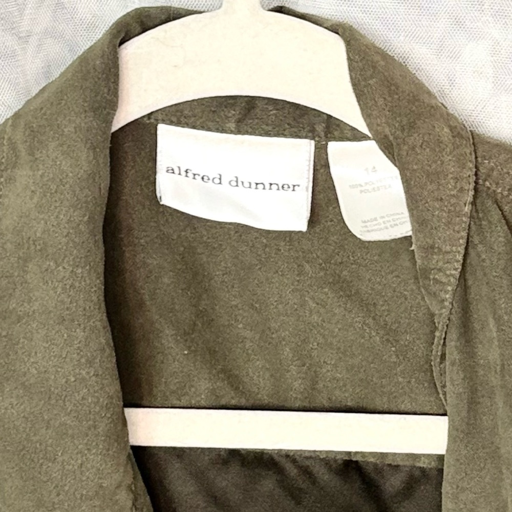 Alfred Dunner Women's Khaki Utility Jacket